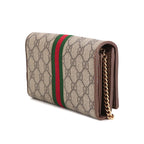 Gucci Ophidia GG Chain Wallet Bifold Supreme Beige Brown — view 4