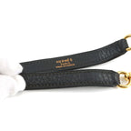 Hermes Kelly Bolide Shoulder Strap Fjord Black Gold — view 3