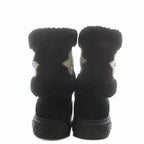 Louis Vuitton Snowdrop Flat Ankle Boot LV Logo Short Boots 36.5 Black — view 3