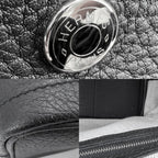 Hermes Handbag Garden Party PM Tote Leather Black Silver Ha — view 7