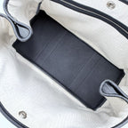 Hermes Handbag Garden Party PM Tote Leather Black Silver Ha — view 4