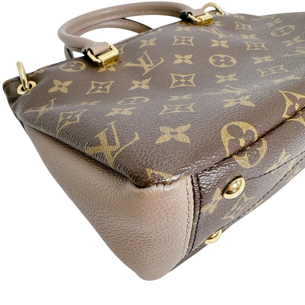 Louis Vuitton Monogram Handbag Pallas BB Brown — view 8