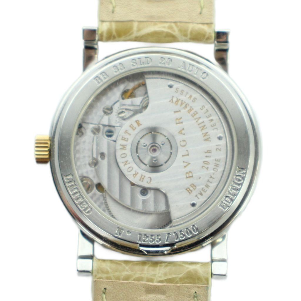 Bvlgari Watch Automatic Back Skeleton Black Dial Limited Aa Mq Oh — view 4