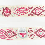 Hermes Twilly Kelly Ampe Lou Beige Multicolor Silk Scarf — view 6