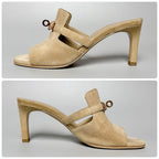 Hermes Sandals 35 Beige Suede — view 5