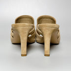 Hermes Sandals 35 Beige Suede — view 4
