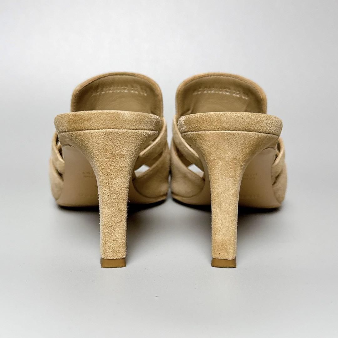 Hermes Sandals 35 Beige Suede — view 4