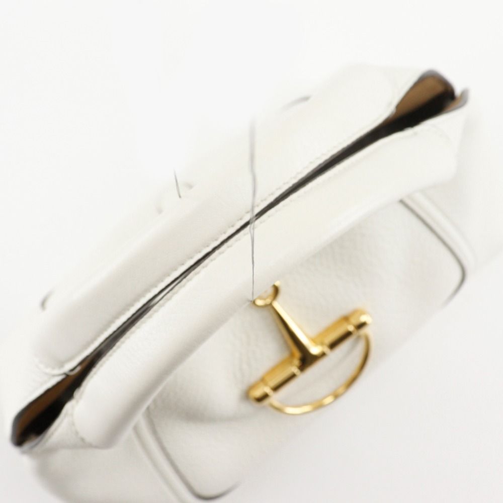 Gucci Softbit Small Calf White Handbag — view 4