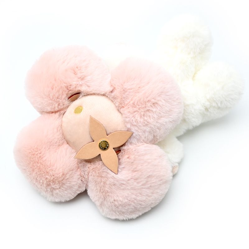 Louis Vuitton Stuffed Animal White Pink — view 4
