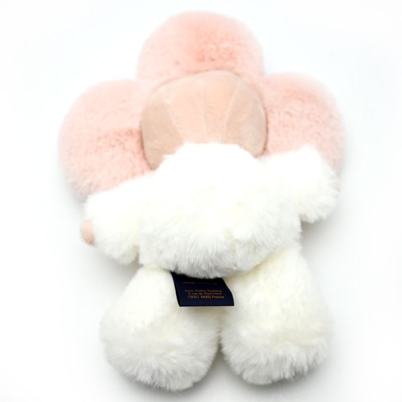 Louis Vuitton Stuffed Animal White Pink — view 2