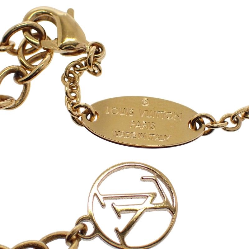 Louis Vuitton Collier L to Necklace Metal Mother of Pearl Gold S Based On — view 7