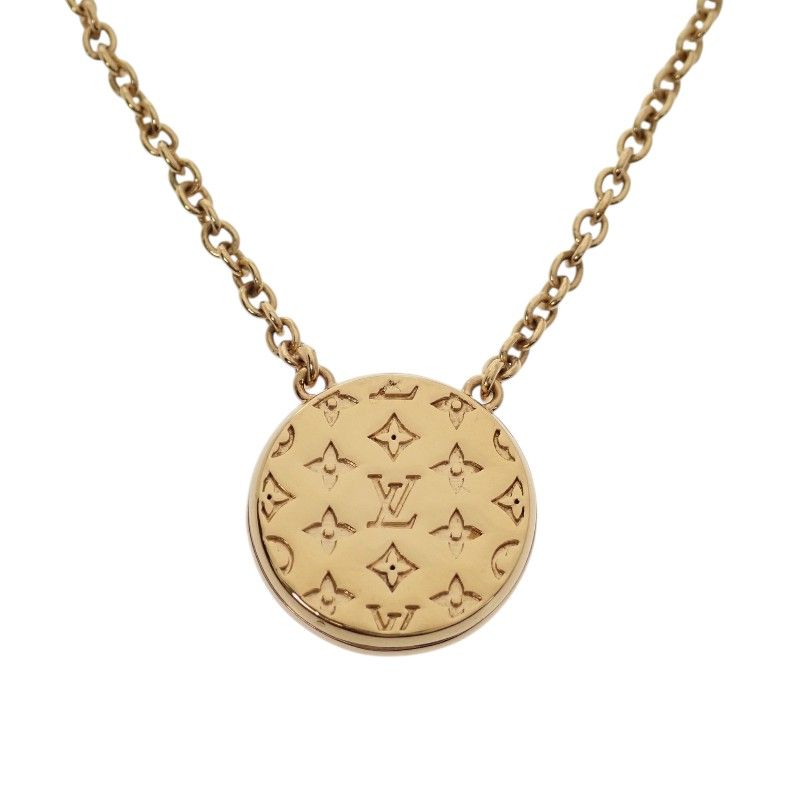 Louis Vuitton Collier L to Necklace Metal Mother of Pearl Gold S Based On — view 4