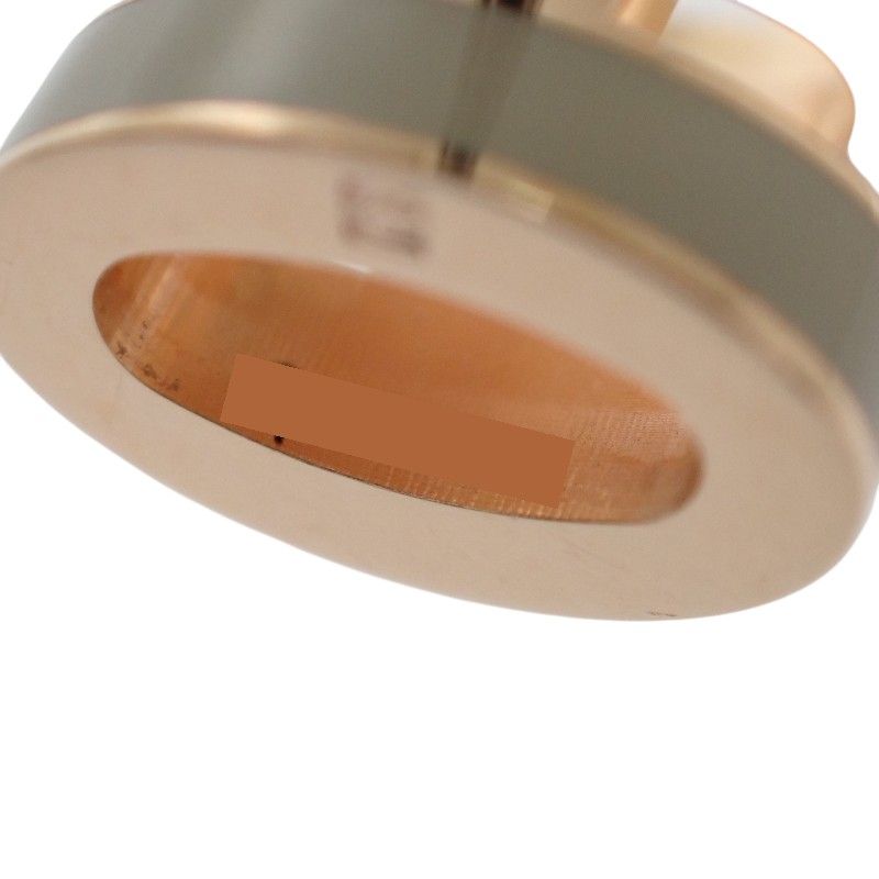 Hermes Mini Pop Earrings Metal Pink Gold Brown Marron Glace — view 7