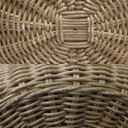 Dior Oblique Wicker Raffia Bucket Shoulder Bag Vo — view 7