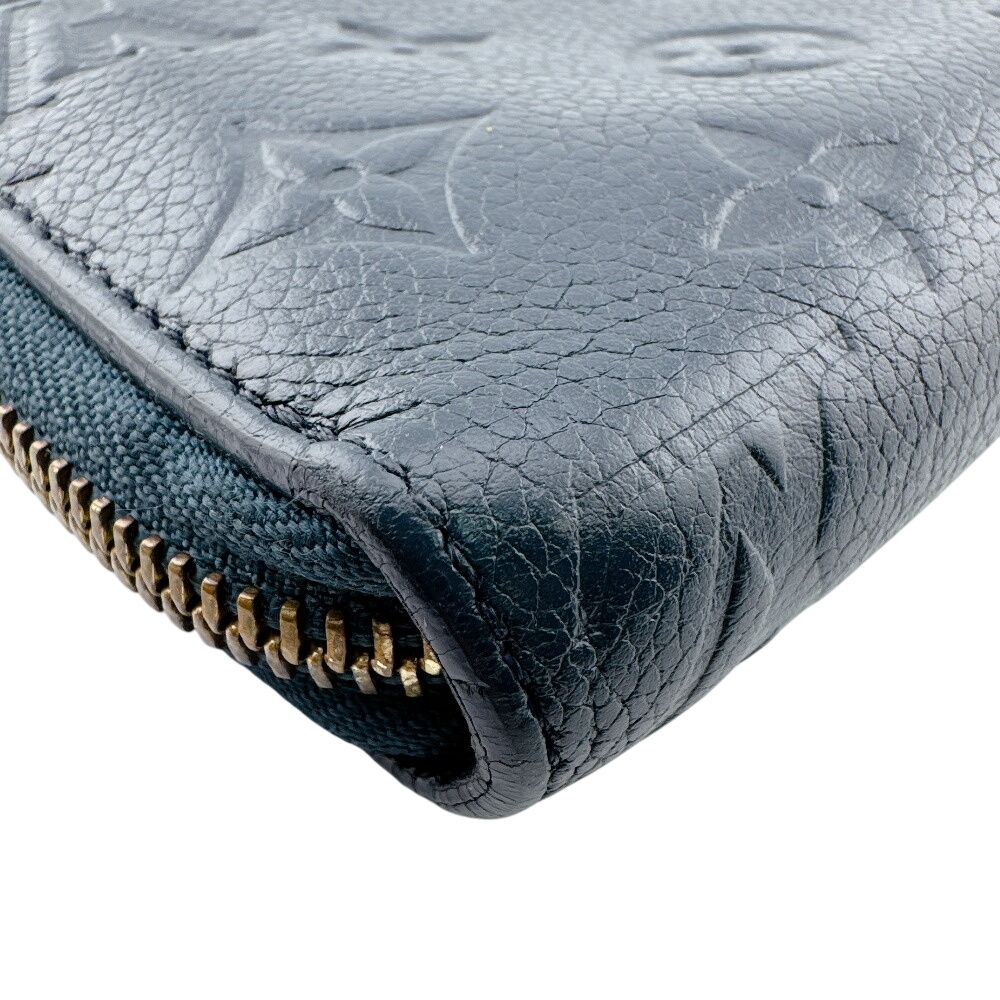 Louis Vuitton Zippy Vertical Monogram Empreinte Leather Wallet Navy — view 3