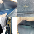 Louis Vuitton Zippy Vertical Monogram Empreinte Leather Wallet Navy — view 8