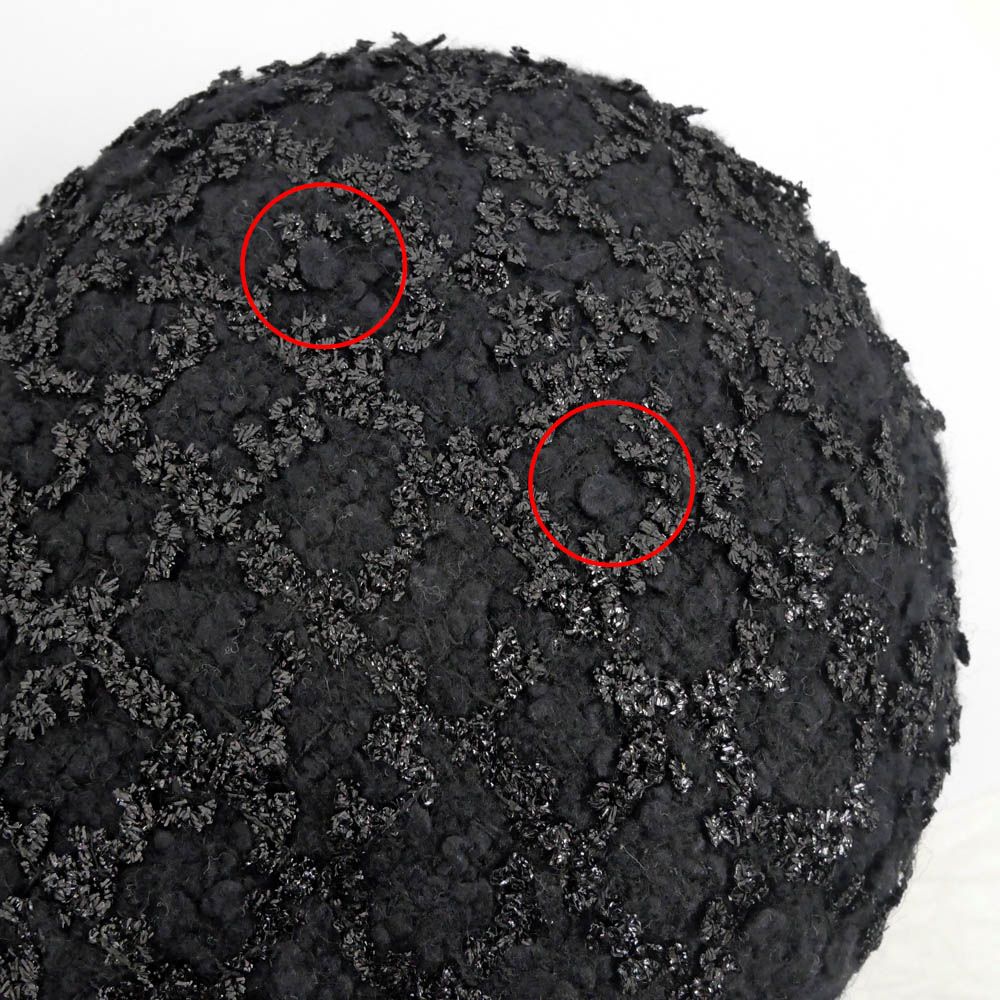 Chanel Bucket Hat M Tweed CC Logo Black — view 9