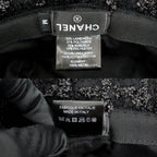 Chanel Bucket Hat M Tweed CC Logo Black — view 7