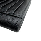 Chanel Quilted Caviar Leather Coin Case Black — view 6