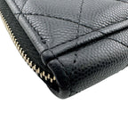 Chanel Quilted Caviar Leather Coin Case Black — view 5