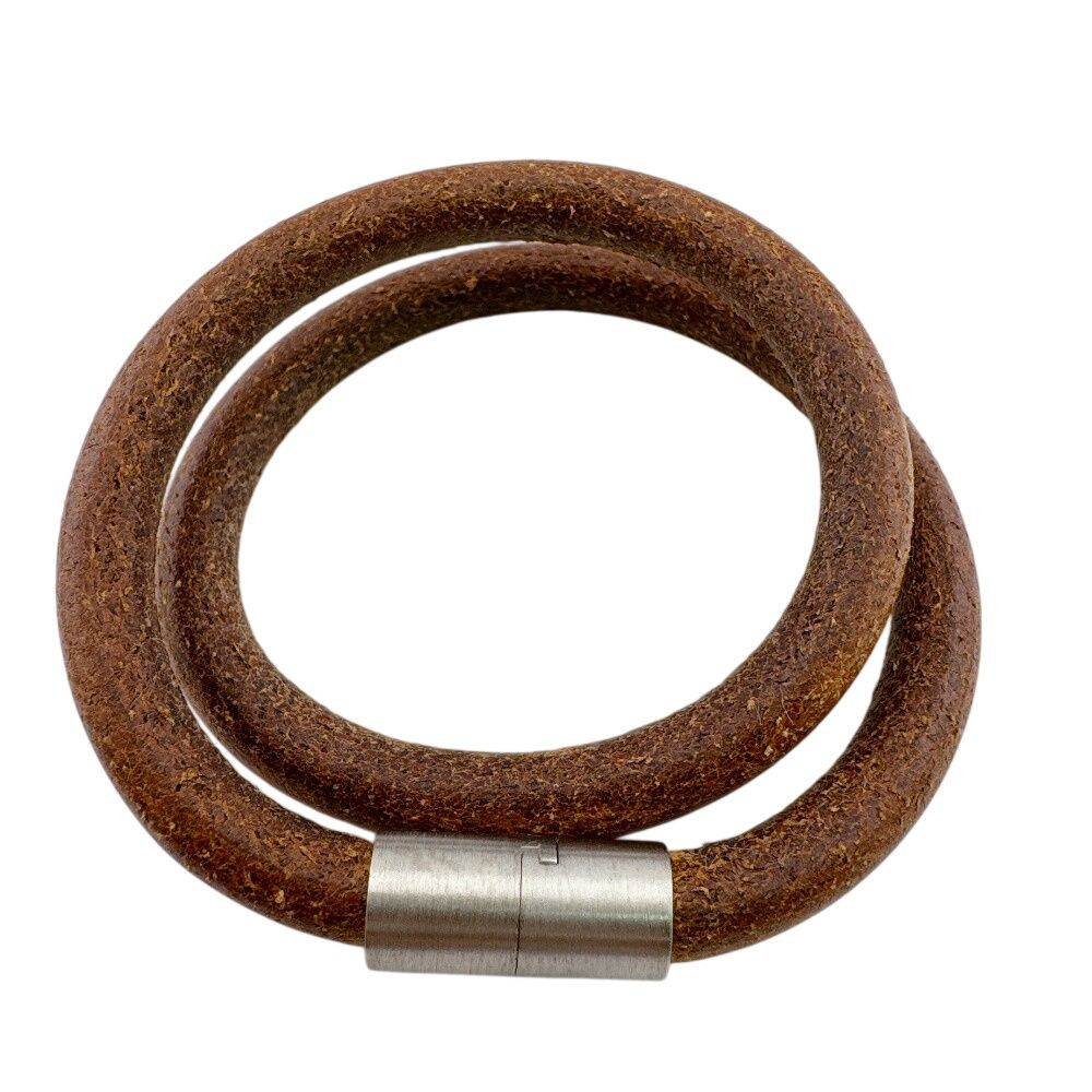 Hermes Iota Leather Choker Silver — view 2
