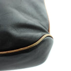 Celine Vintage Shoulder Bag Crossbody Leather Black — view 8