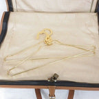 Hermes Garment Vintage Travel Bag Business Hanger Leather Black Brown — view 8