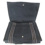 Hermes Fourre Tout Besace MM Shoulder Bag Cotton Canvas Black Gray — view 5