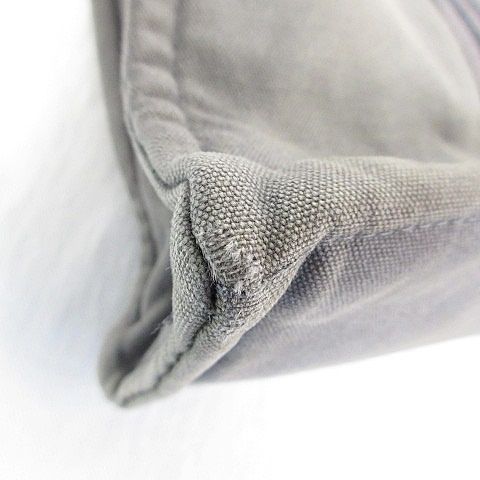 Hermes Fourre Tout MM Tote Cotton Canvas Gray — view 7