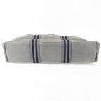 Hermes Fourre Tout MM Tote Cotton Canvas Gray — view 4