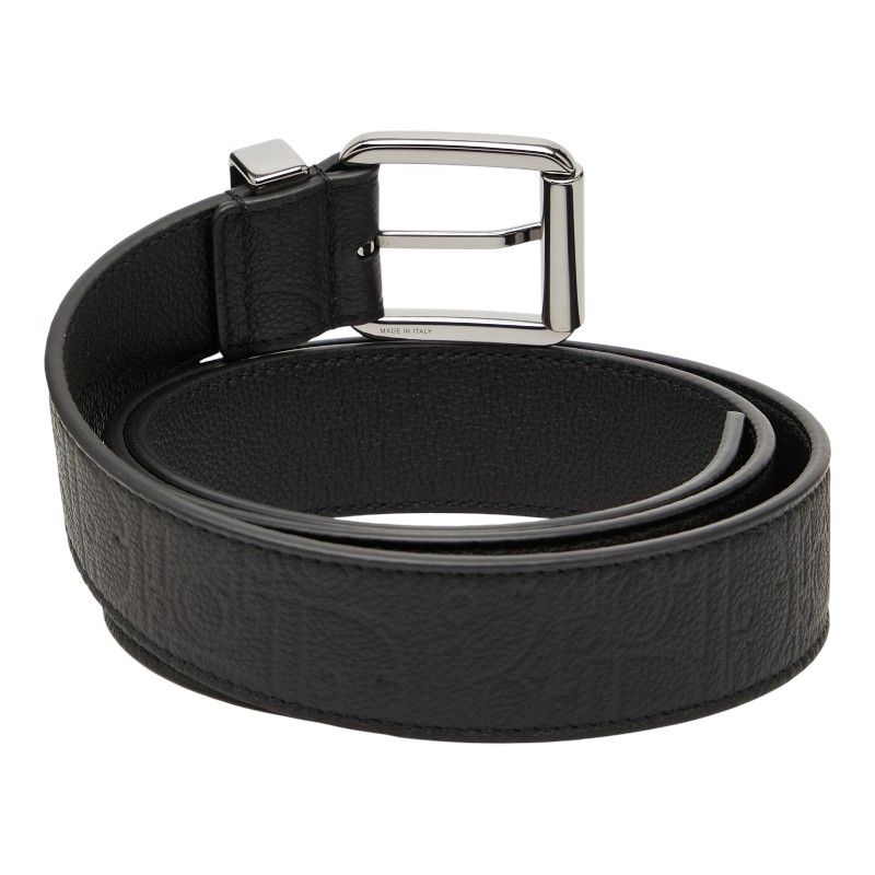 Dior Gravity Belt 95 Black Leather — view 3