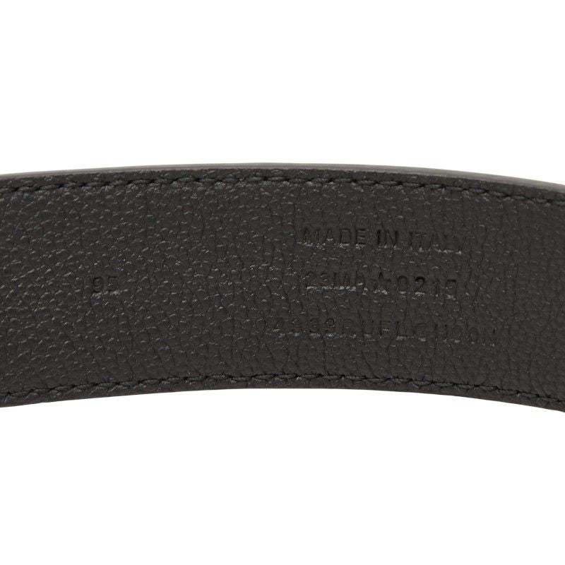 Dior Gravity Belt 95 Black Leather — view 7