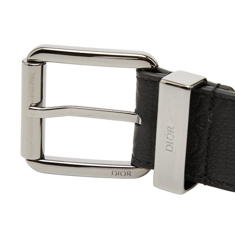 Dior Gravity Belt 95 Black Leather — view 5