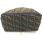 Fendi Tote Zucca Pattern Leather Canvas Brown — view 3