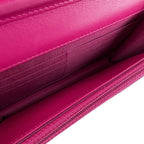 Chanel Chain Wallet Velvet Pink — view 5