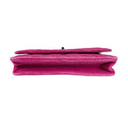 Chanel Chain Wallet Velvet Pink — view 4