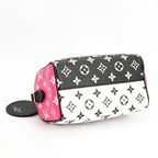 Louis Vuitton Handbag Speedy Bandouliere 20 Black White Pink — view 5