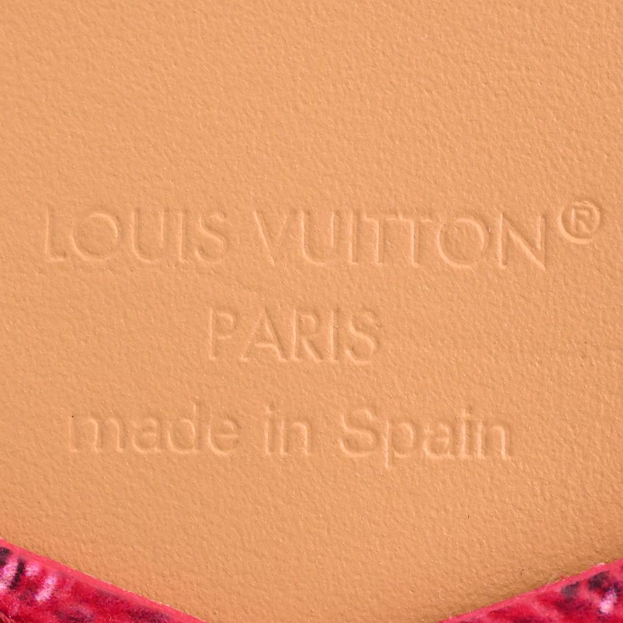 Louis Vuitton Card Case Organizer de Poche Red Rose Pondi Sherry — view 6