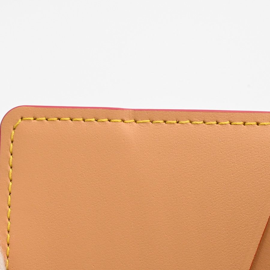 Louis Vuitton Card Case Organizer de Poche Red Rose Pondi Sherry — view 7