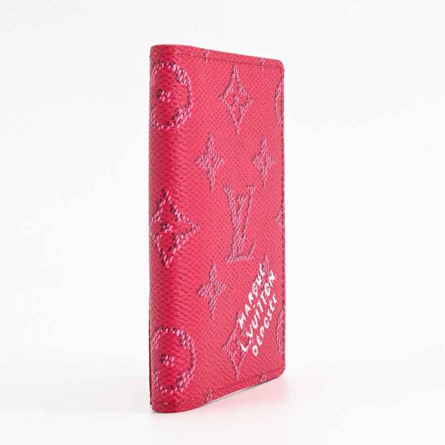 Louis Vuitton Card Case Organizer de Poche Red Rose Pondi Sherry — view 2
