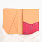 Louis Vuitton Card Case Organizer de Poche Red Rose Pondi Sherry — view 4