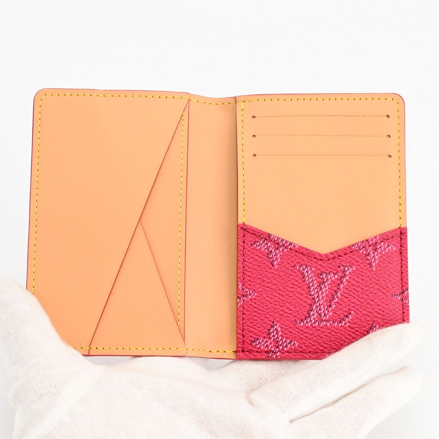 Louis Vuitton Card Case Organizer de Poche Red Rose Pondi Sherry — view 4