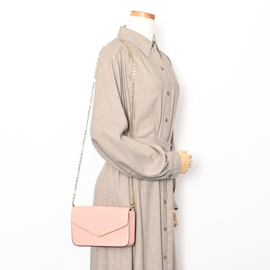 Louis Vuitton Shoulder Bag Pochette Felicie Rose Pu-dol — view 7