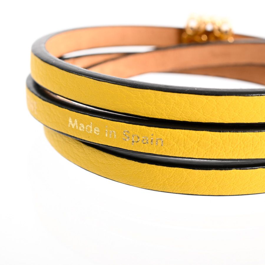 Loewe Bangle Twist M Yellow — view 3