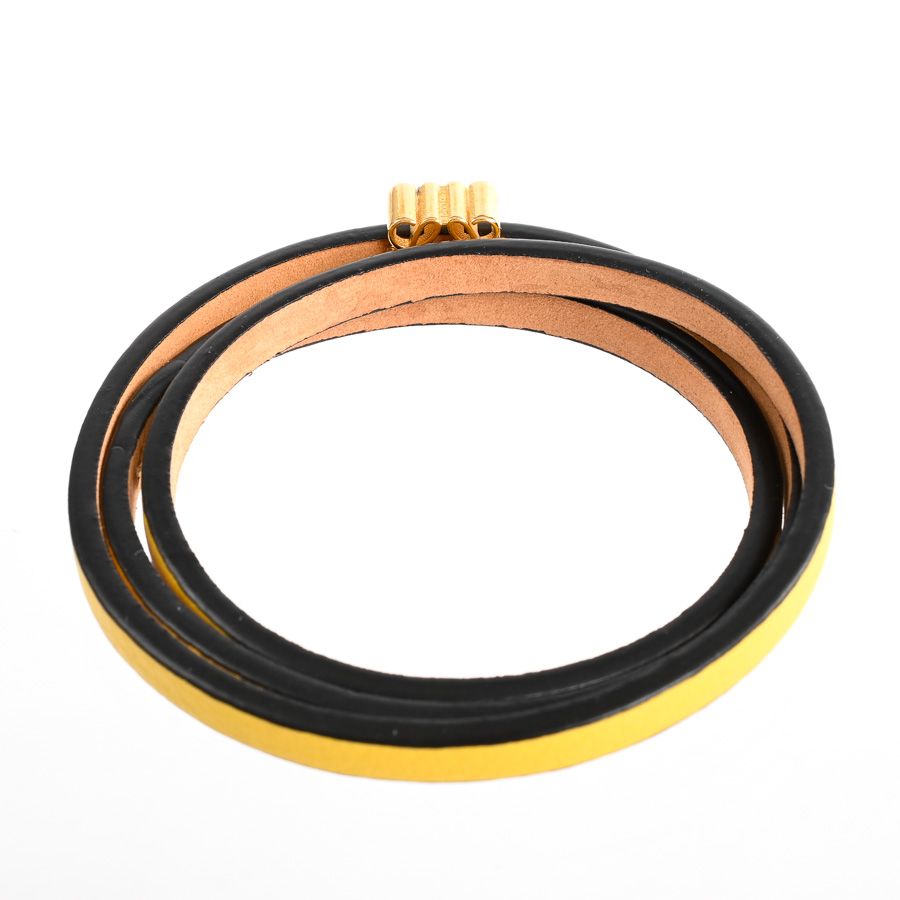 Loewe Bangle Twist M Yellow — view 5