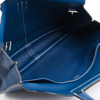 Hermes Shoulder Bag Halzan 31 Deep Blue — view 4
