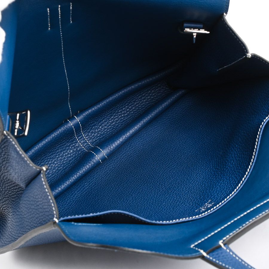 Hermes Shoulder Bag Halzan 31 Deep Blue — view 4