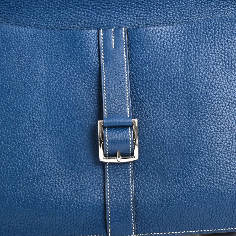 Hermes Shoulder Bag Halzan 31 Deep Blue — view 7