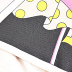 Hermes Scarf Twilly Silk Black Pink — view 6