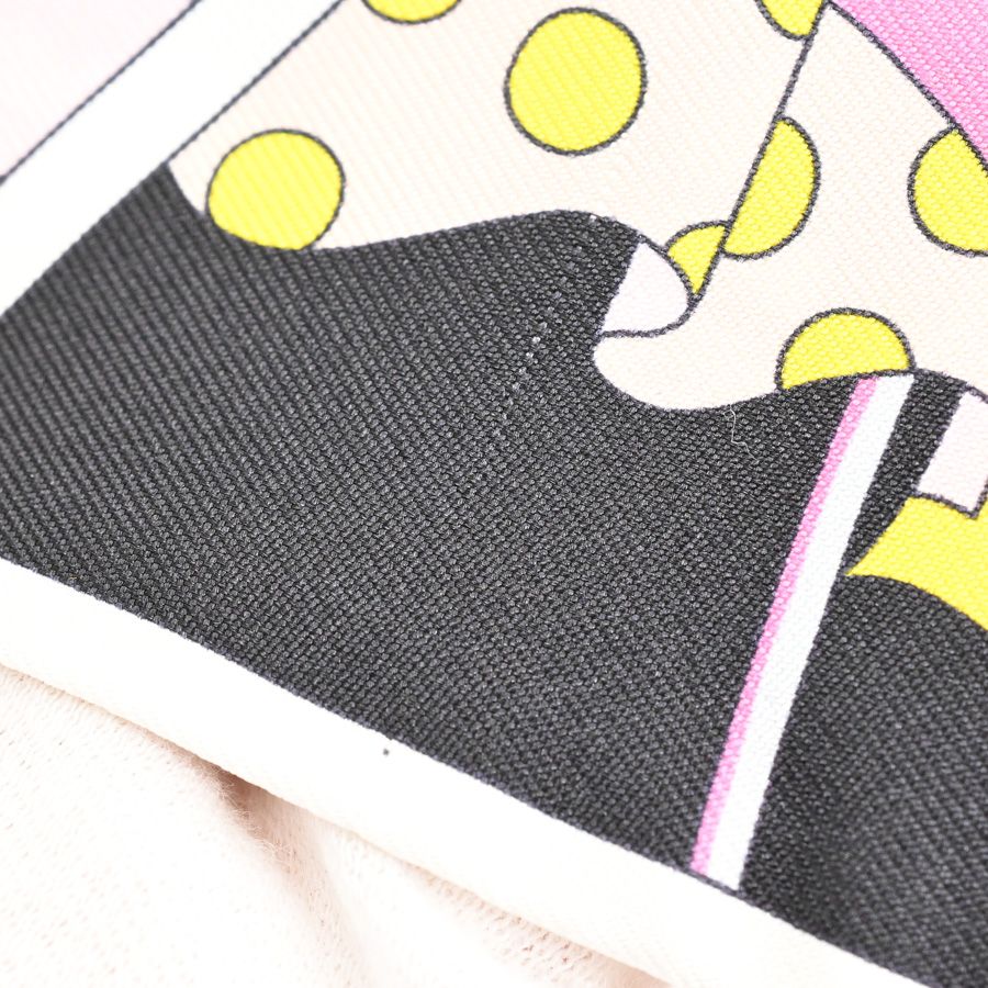 Hermes Scarf Twilly Silk Black Pink — view 6